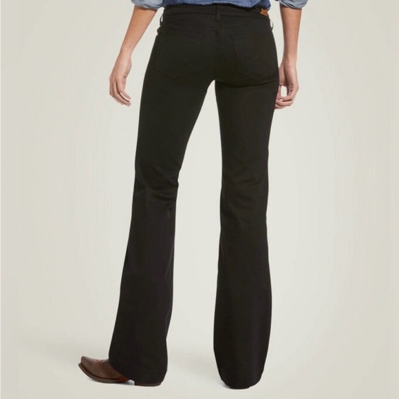 Ariat Mid Rise Flare Trousers Size 30 Short - Picture 2 of 4